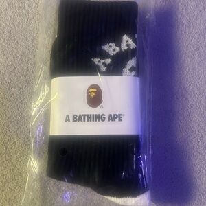 Black A BATHING APE Socks (BAPE)
